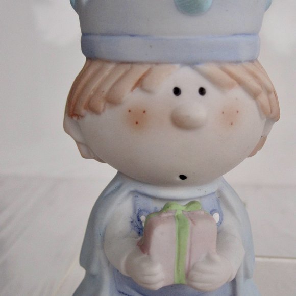 Vintage George Good Fabrizio Christmas Nativity 3 Kings Figurines Candle Holders - Picture 4 of 10